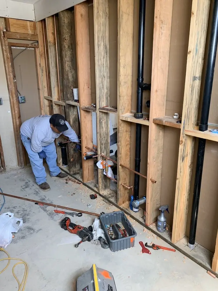 Commercial rough-in plumbing for Water Heater Replacement in Cotillion Village